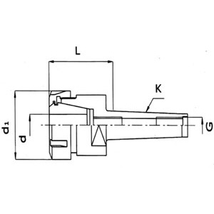 1560GD - MANDRINI CONO MORSE PORTA-PINZE ELASTICHE TIPO ER CON GHIERA - Prod. SCU